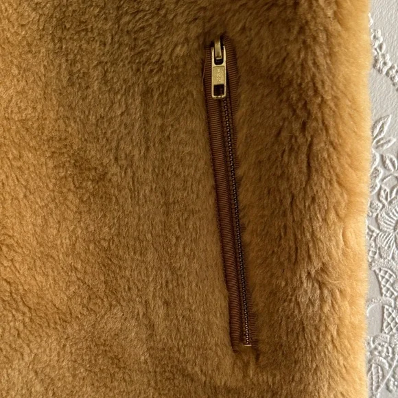 J. Crew Tan Sherpa Vest - Picture 3 of 4